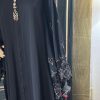 black abaya with scarf